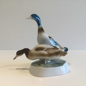 Zsolnay Porcelain Ducks (1920s) Made In Hungary