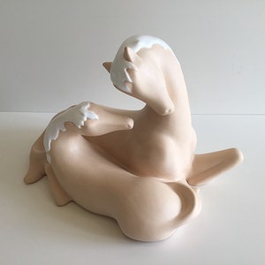 Rare Pair Of “CHZ” Ceramic Horses (1970s)