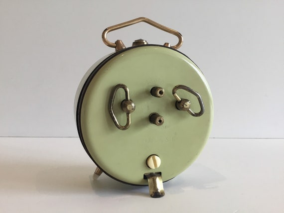 Réveil Pendulette Art Déco Vintage JAZ DERVIC Années 1950 - Mécanique à Poids, Occasion