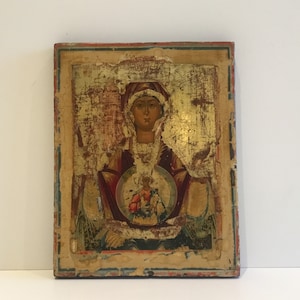 Mother Of God  (1700) Antique Icon