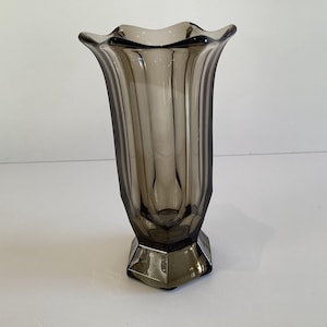 Val Saint Lambert (1930s) Art Deco Vase
