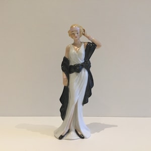 Woman Porcelain Figurine (1960s) Made In France