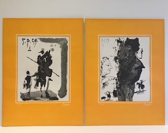 Rare Lithographs By Pablo Picasso Toros y Toreros “Edistar” 1961