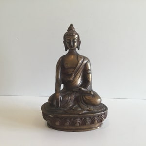 Bronze Buddha (1950er Jahre) Made In Nepal