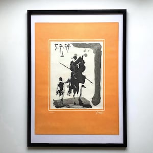 Pablo Picasso Lithograph (5. 7. 59. II) Toros y Toreros Edistar Production
