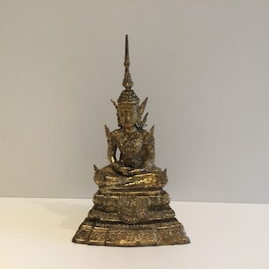 Thai Bronze Rattanakosin Buddha (1900er Jahre) Buddha in Meditation