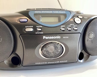 ヴィンテージラジカセ パナソニック RX-D19、CDラジオカセットステレオ