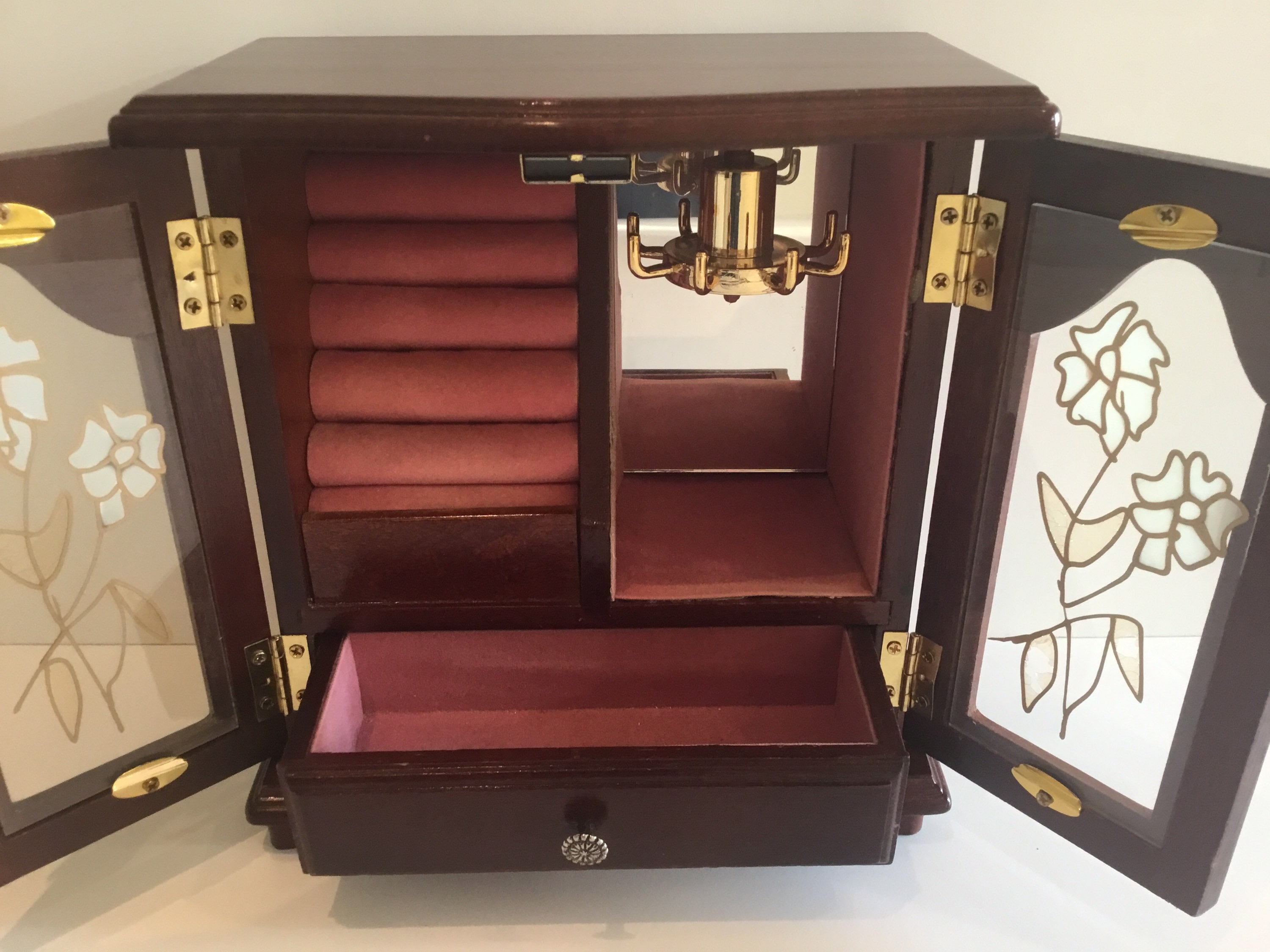 Music Box Jewellery Cabinet (1970s) Made in Japan - Etsy Music Box Jewellery Cabinet (1970s) Made in Japan - Etsy