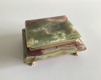Boîte à bijoux rare (années 1950) fabriquée en Italie