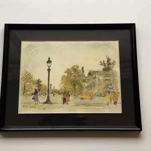 Lithograph By Michele Cascella (Paris 1955) Italian Artist