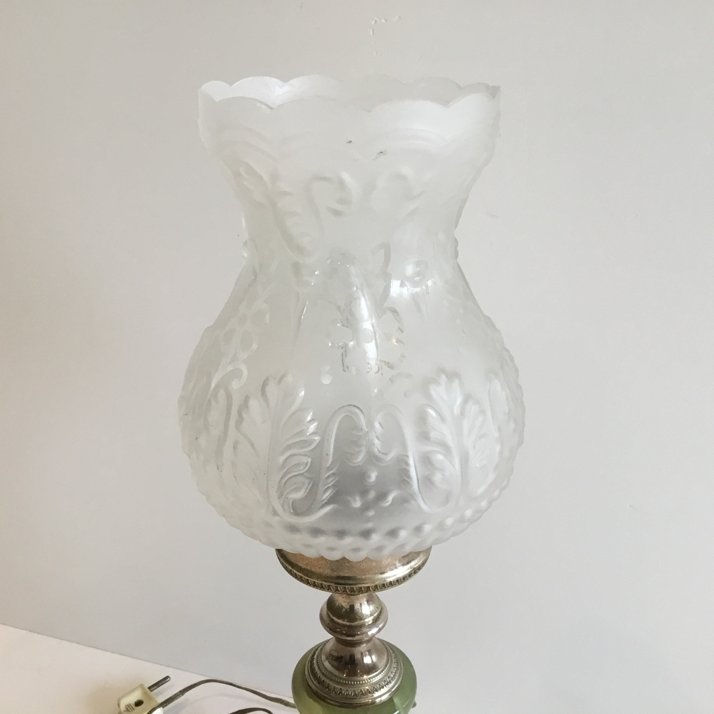 Vintage * アンティーク オニキス テーブルランプ 希少なオニキス テーブルランプ (1950 年代) イタリア製 - Etsy 日本