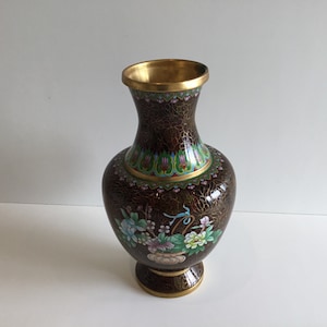 Large Cloisonné Vase (1930s) Made In China