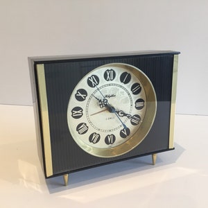 Rare Mechanical Rhythm 2 Jewels Alarm Clock (1967) Made in Japan