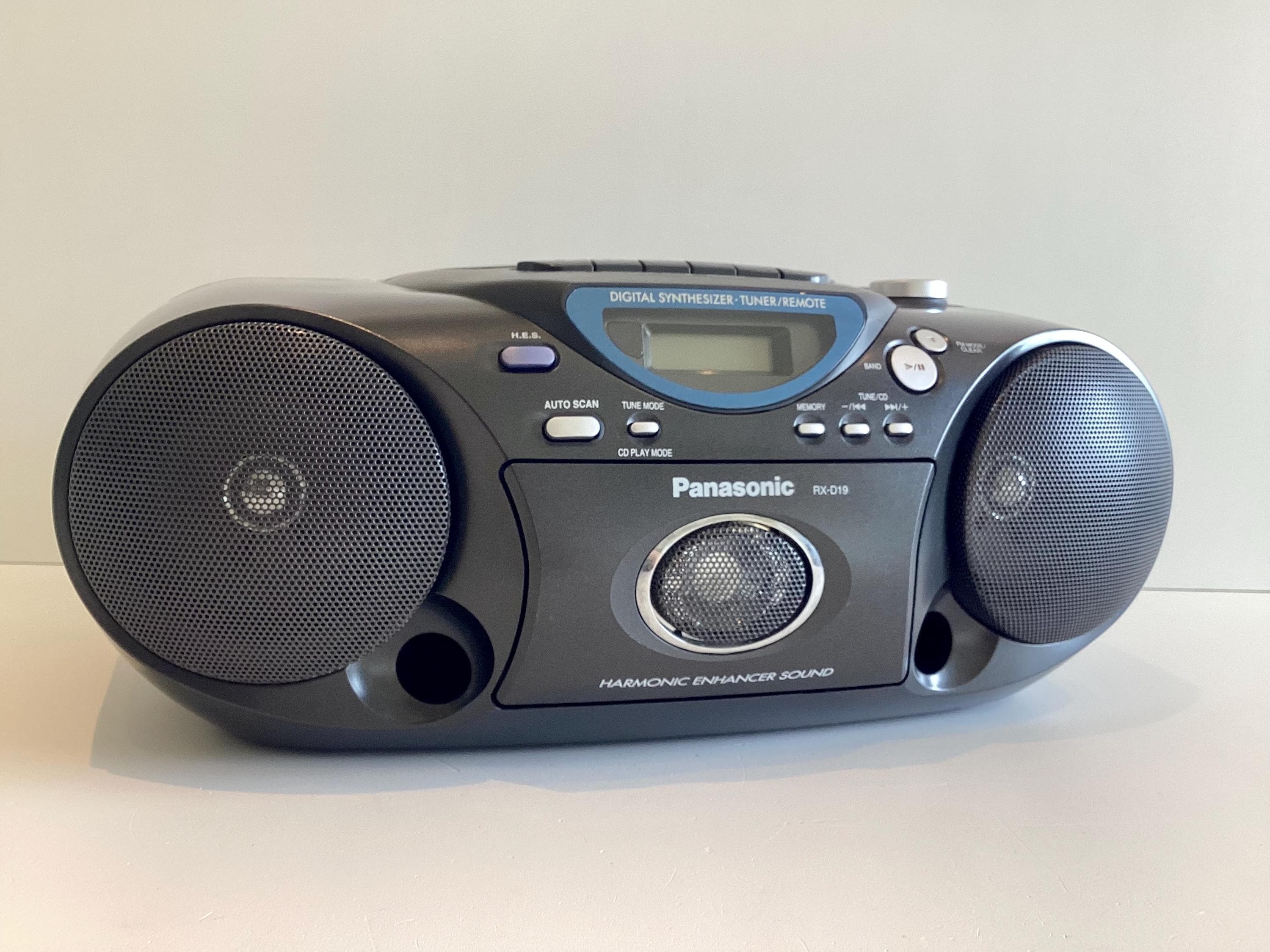 ヴィンテージラジカセ パナソニック RX-D19、CDラジオカセットステレオ