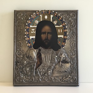 Jesus Christ Pantocrator [1930s] Orthodox  Icon