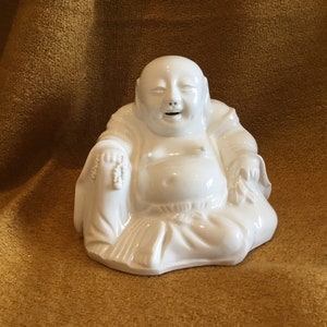 Porcelain Buddha (1950s) China Withe