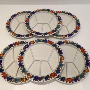 Acapulco Fondue Plates from Villeroy & Boch, 1970s, Set of 6
