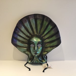 Large Venetian Mask Vintage Made In Italy
