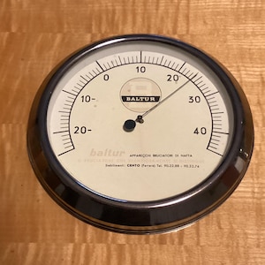 Advertising Thermometer (1950s) Baltur