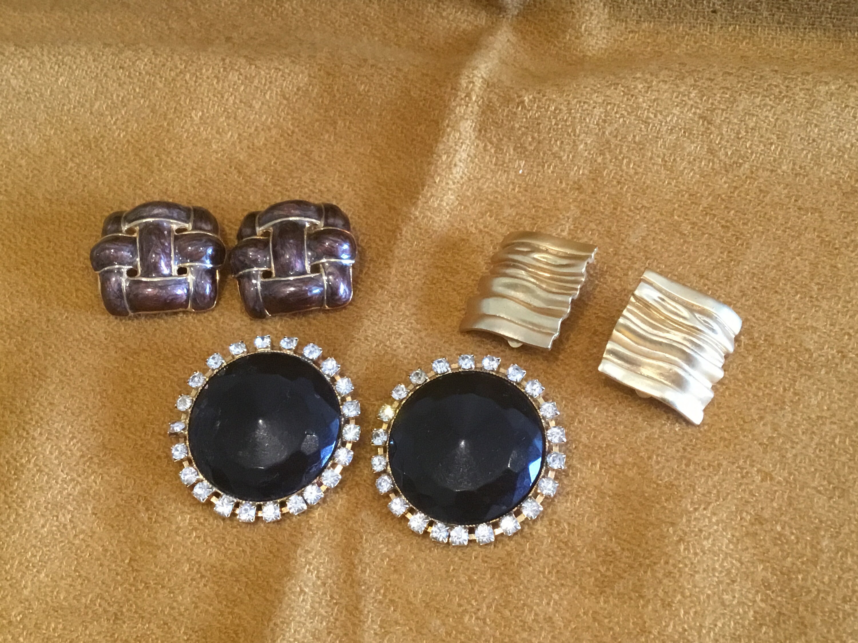◆VINTAGE HOLLYWOOD◆ Petit Cloud Earrings VH2336EA002B Original Hollywood Style (1940 - 1950) Rare Earrings - Etsy