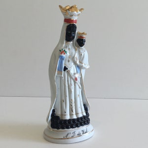 Black Madonna Nore Dame De Halle Statue (1930s) - Etsy
