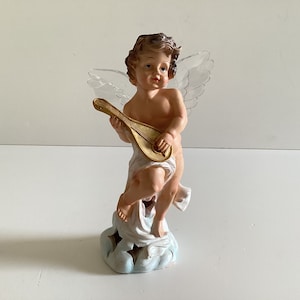 Putto With Flashing Lights, Rare Vintage, Made In Italy