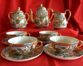 Satsuma porcelain tea set (1920s)