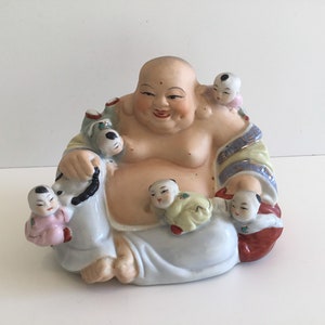 Buddha With Children (1950s) Made In China