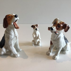 Royal Doulton (1950s - 1930s - 1950s) Group Of Dogs Made In England