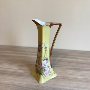 Limoges Porcelain Carafe (1930s) Hand Painted France