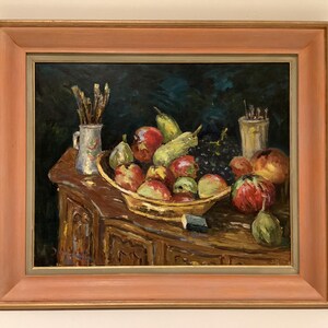 Still Life Oil Painting (1962) Negri Artist