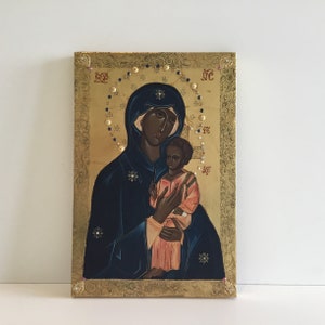 Saint Mary With Child (1980s) Made In Greece