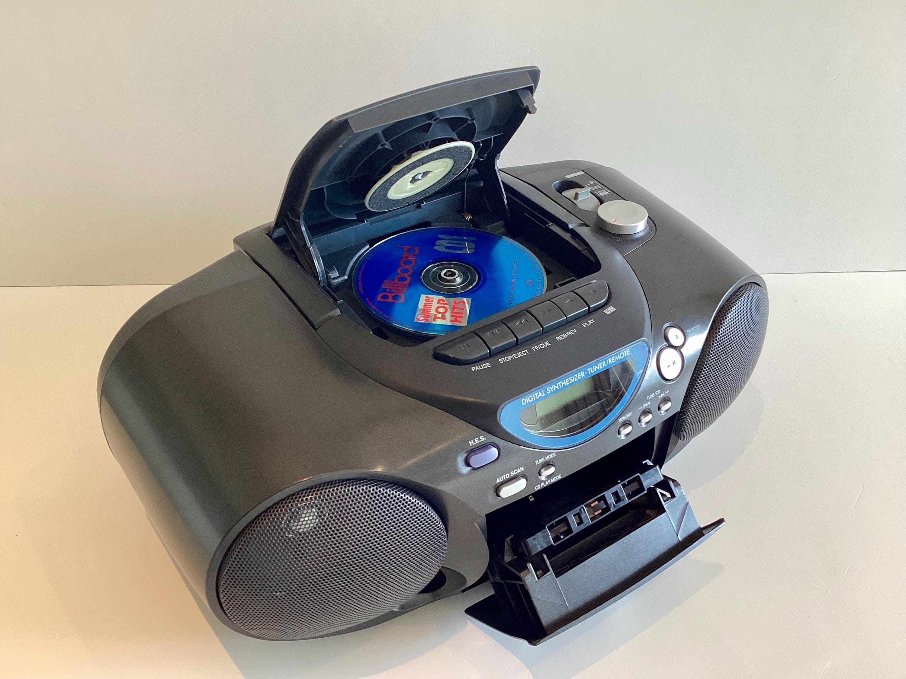 ビンテージブームボックス Panasonic RX-D19、CDラジオカセット