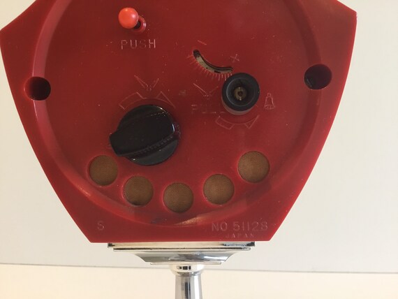 Vintage Alarm Clock | Rhythm Japan 1960s Mechanical, 2-jewel