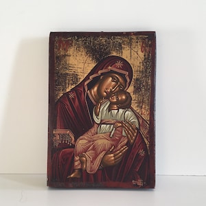 Holy Mary Of Tenderness (1950s) Origin Greece