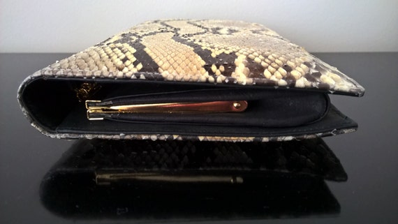 1950s Snakeskin clutch bag - image 2