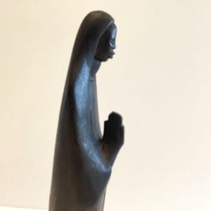 African Madonna (1950s) Wooden Sculpture