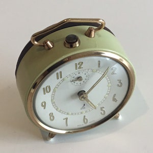 Jaz Mechanical Alarm Clock (1950s) Made In France