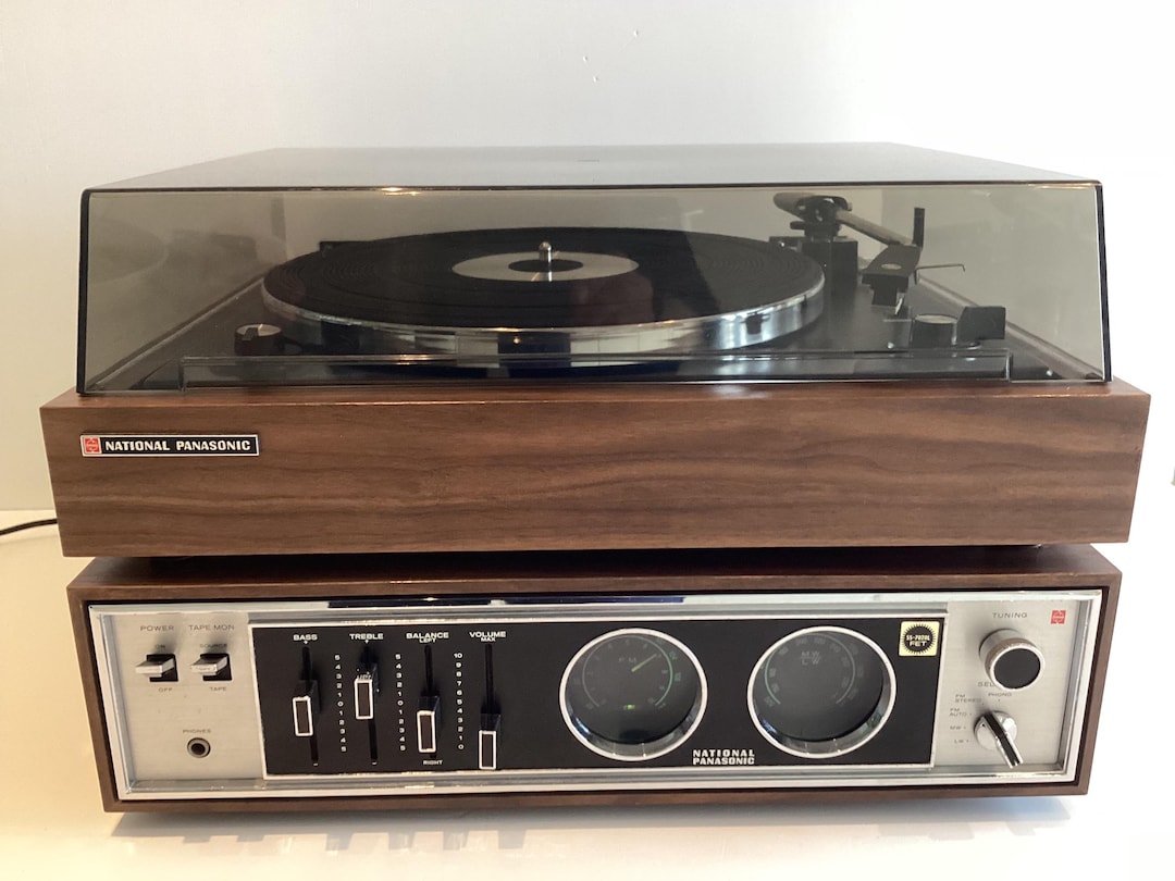 Stereo Tocadiscos National Panasonic Radio Cassette Tocadisco