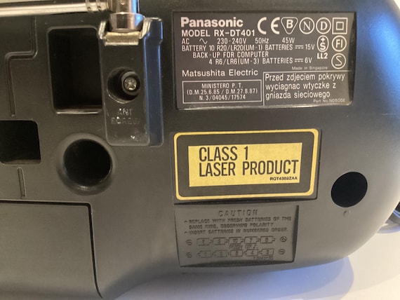 ヴィンテージラジカセ パナソニック RX-DT401、ラジオデュアルカセット