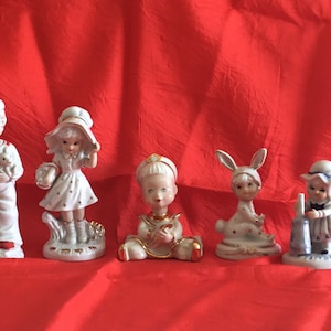 Lot of Porcelain Figurines (Made in Capodimonte 1950s)