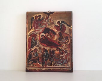 イエス・キリスト全能者像（1950年代）正教会のイコン原産地ギリシャ