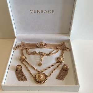 Authentic Versace [1980s] Medusa Set, Limited Edition, Made In Italy