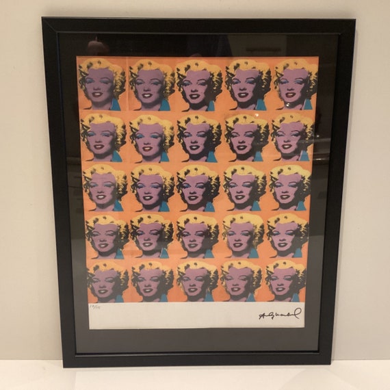アンディ・ウォーホル、マリリン・モンロー（1970年代）サイン入り