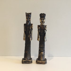 Antique Pair Of Statues (1900s) Qing Dynasty Made In China