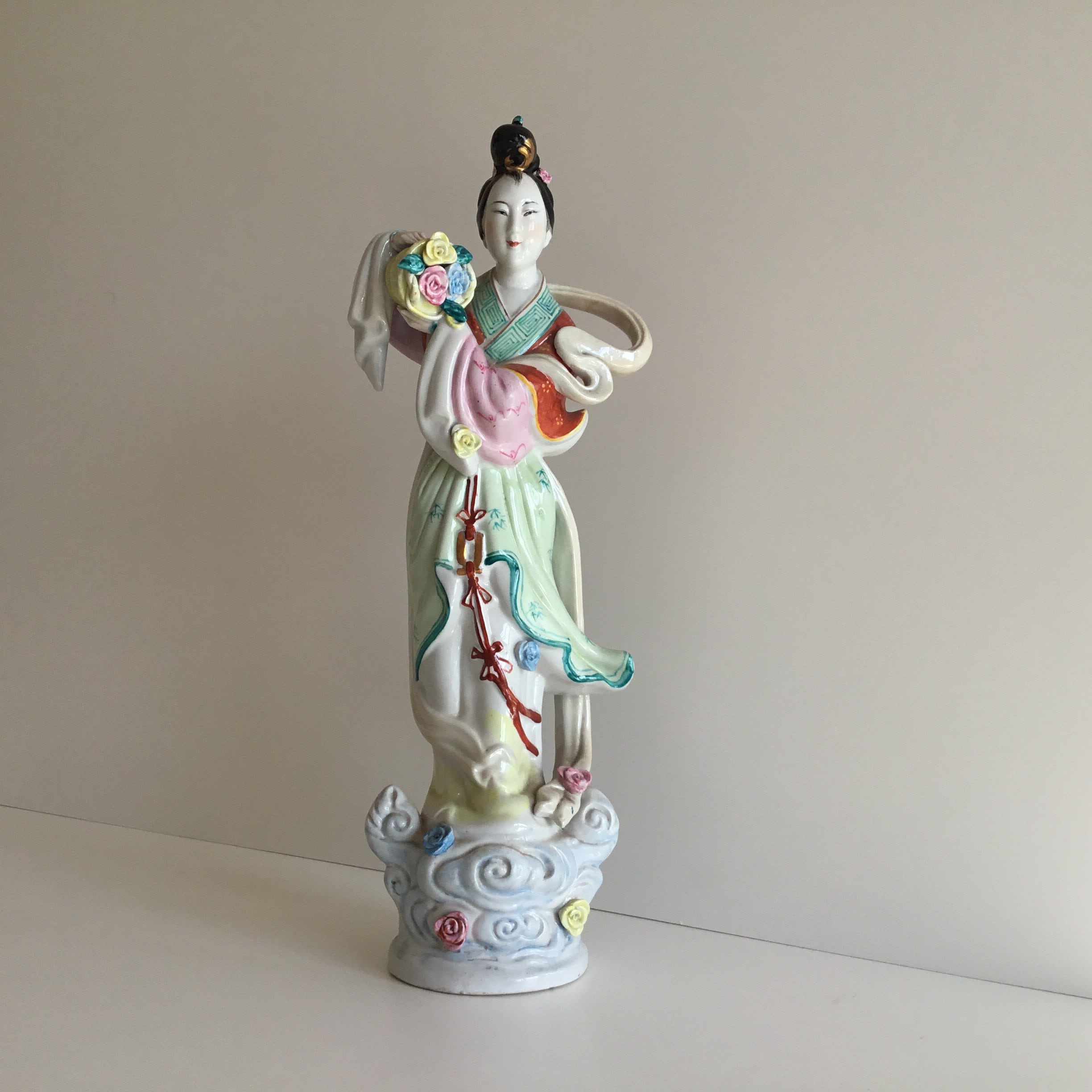 Porcelain chinese lady figurine - Etsy 日本
