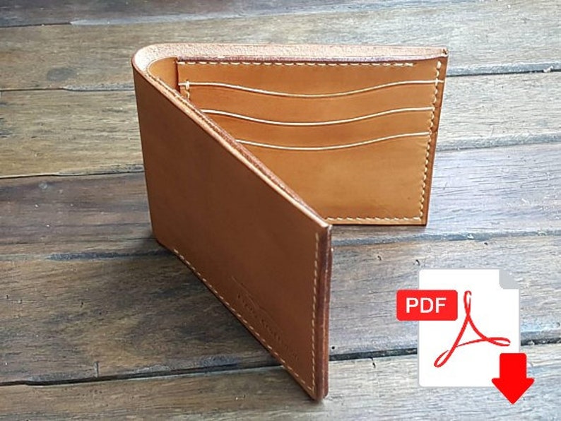 3 Type Wallet Pattern for Making Bi Fold Wallet Front Pocket | Etsy