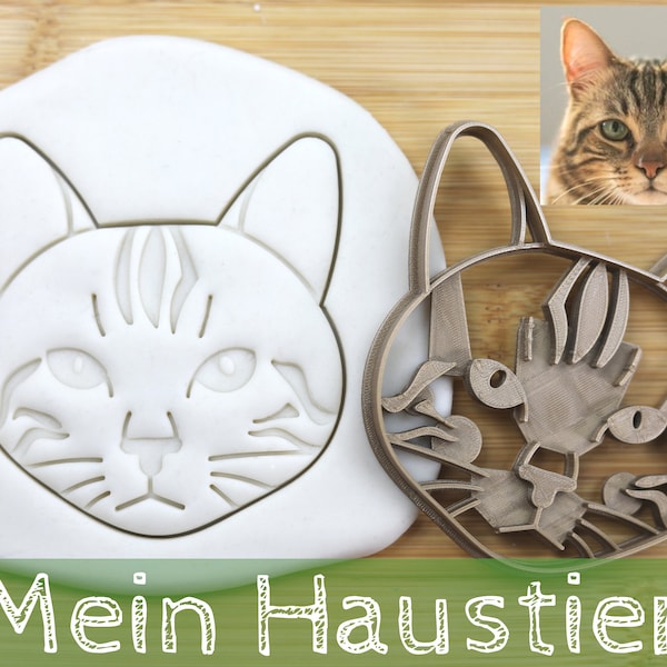 Diameter 7-12cm Customized cookie cutter your own pet as cookie cutter fondant personalized gift keksausstecher Plätzchen