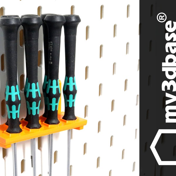 Mount fir skadis pegboard for small Wera® screwdrivers