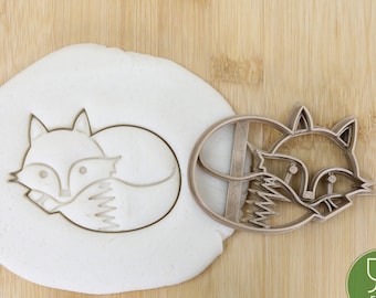 Diameter 5-10cm Fuchs /9 tailed Fox Biscuit stamp /  cookie cutter  Ausstechform Keksausstecher